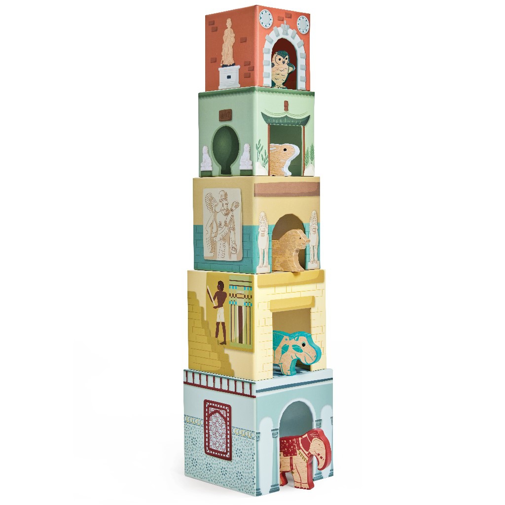 大都會博物館疊疊積木_Museum Nesting Blocks_E0538