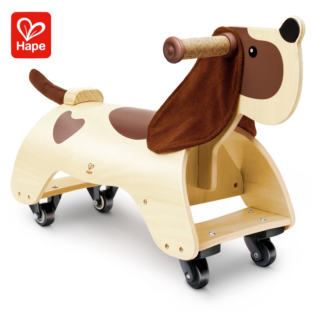 木製騎乘臘腸犬_Ride-On Dachshund_E1205
