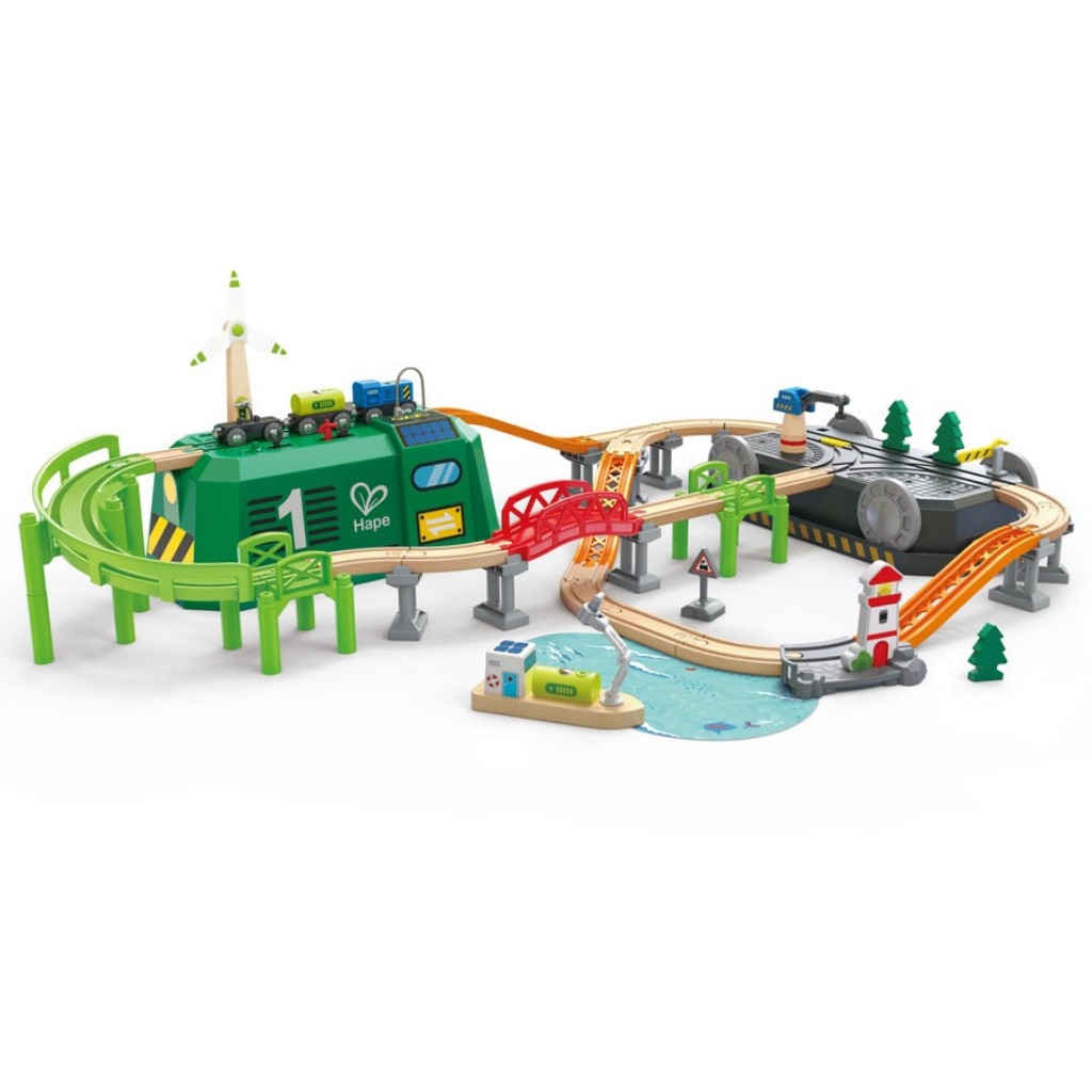 綠色能源火車收納組_Eco Energy Train Bucket Set_E3885
