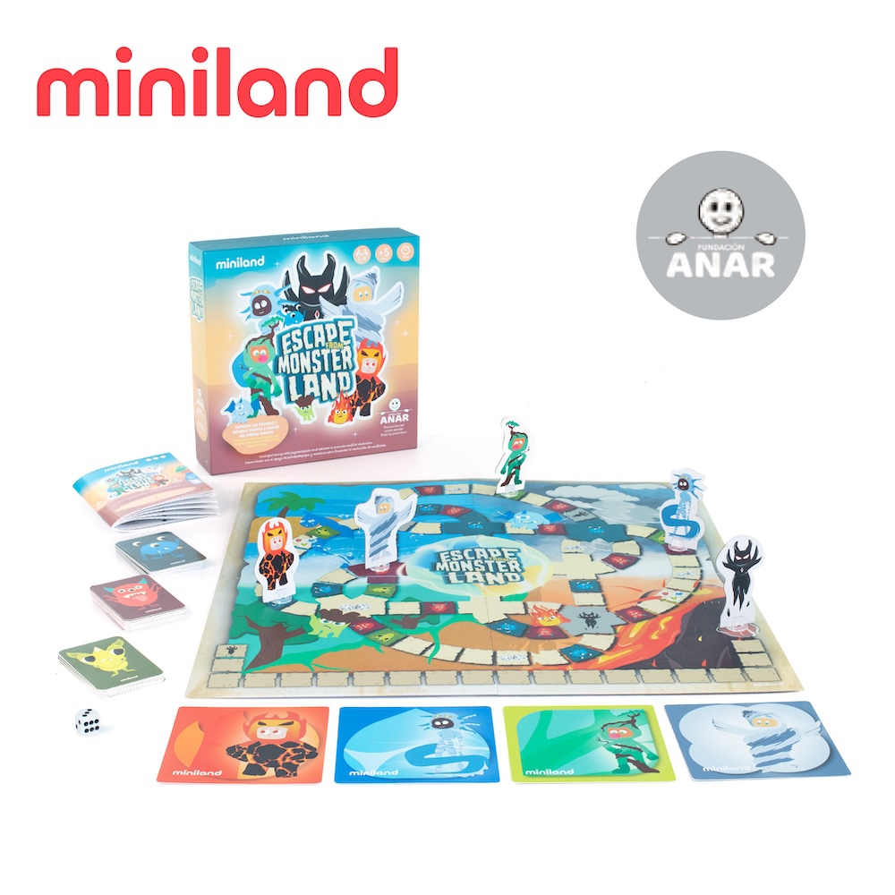 【西班牙miniland X ANAR】逃離怪物世界情緒桌遊__ML000366