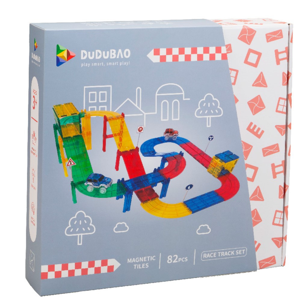 DUDUBAO磁力片－ 極速賽道82PCS__DU0069