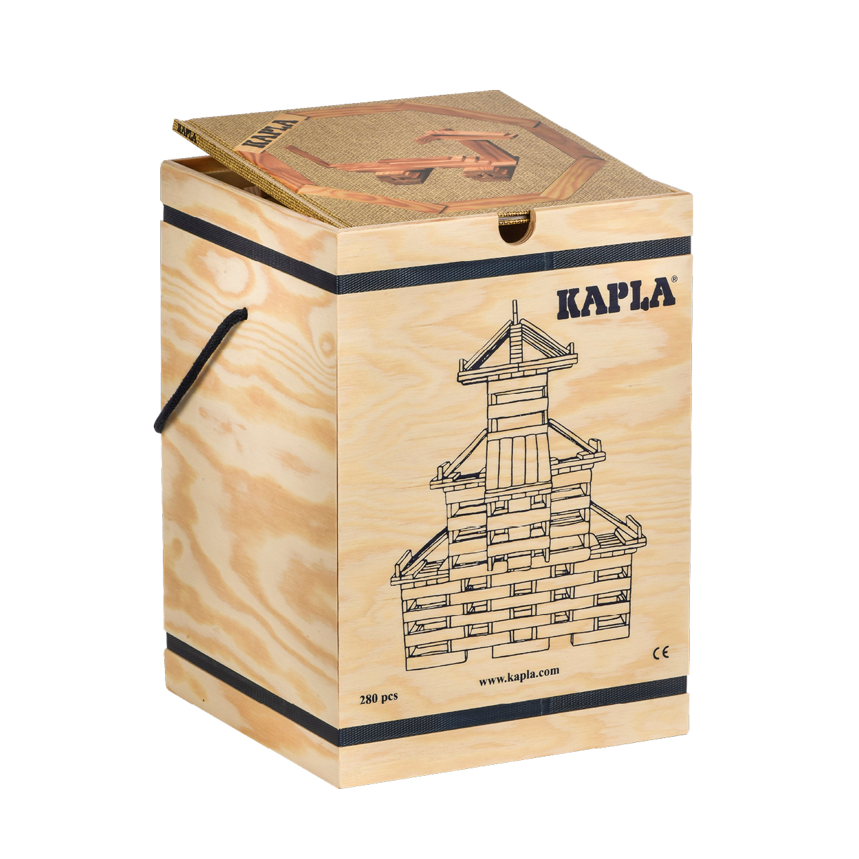 FAP-K-280-Be - KAPLA280 積木盒-#4 米 (280PCS)
