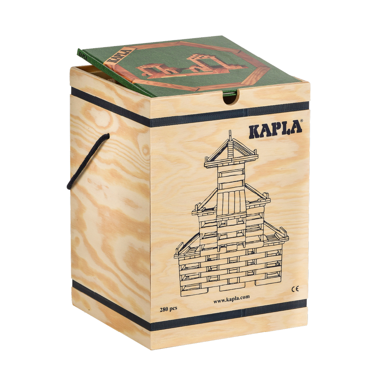 FAP-K-280-G - KAPLA280 積木盒-#3-綠 (280PCS)