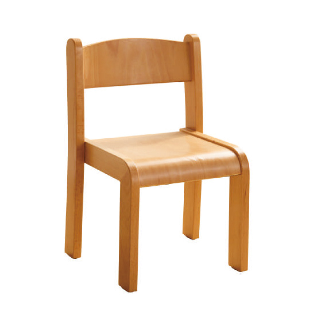 可堆疊櫸木椅(22cm)_220H Beech Wood Chair_ME10438