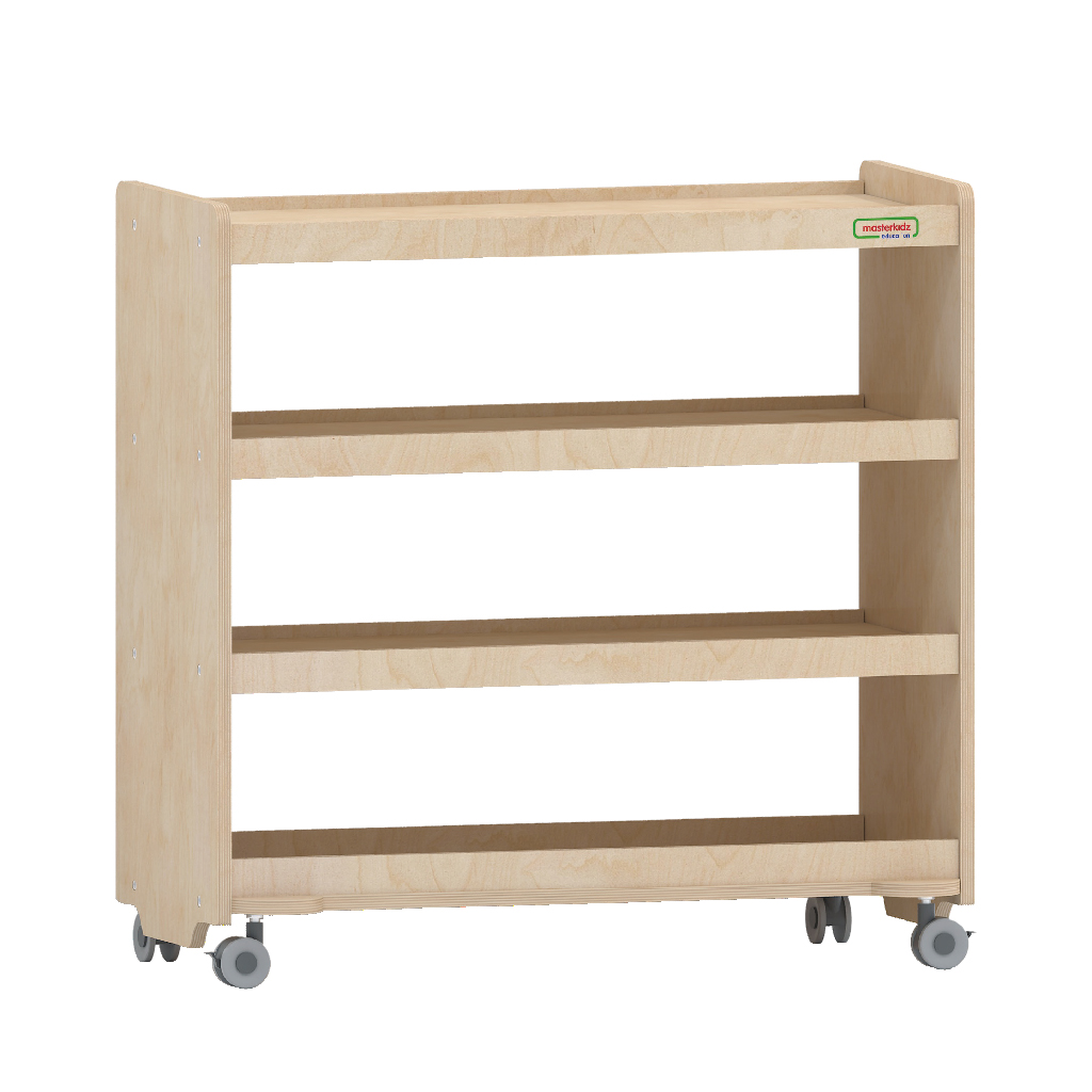 800H x 800L 可移動三層櫃_800H x 800L Open Back Mobile Shelving Unit_ME10520