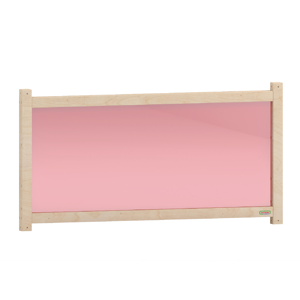 620H x 1200L 彩色透視耐刮屏風-紅色_620H x 1200L Divider Panel - Translucent Red_ME10728