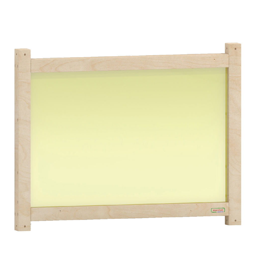 620H x 800L 彩色透視耐刮屏風-黃色_620H x 800L Divider Panel - Translucent Yellow_ME11626