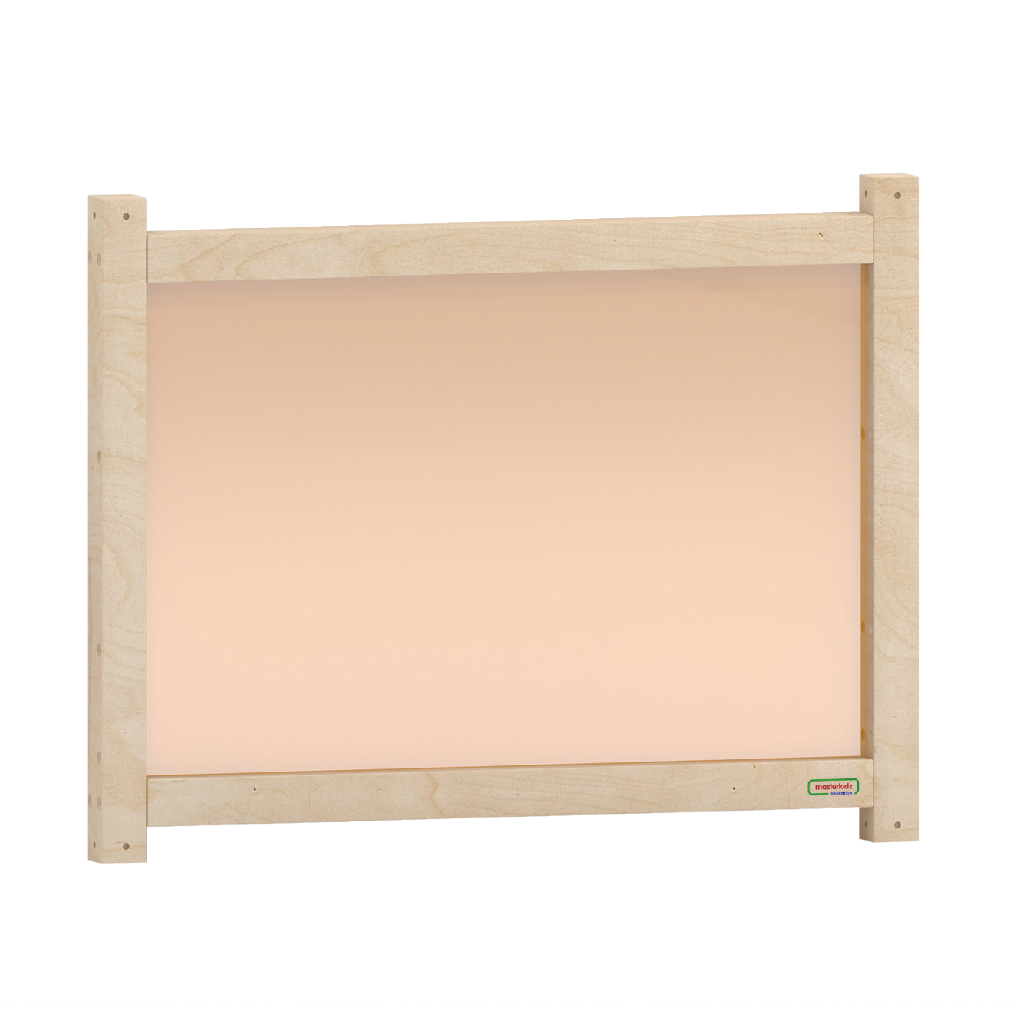 620H x 800L 彩色透視耐刮屏風-橘色_620H x 800L Divider Panel - Translucent Orange_ME11657