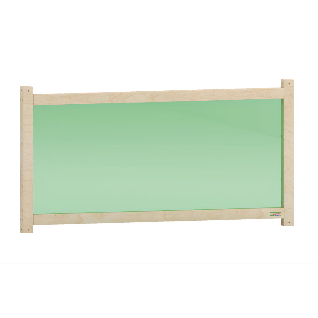 620H x 1200L 彩色透視耐刮屏風-綠色_620H x 1200L Divider Panel - Translucent Green_ME11701