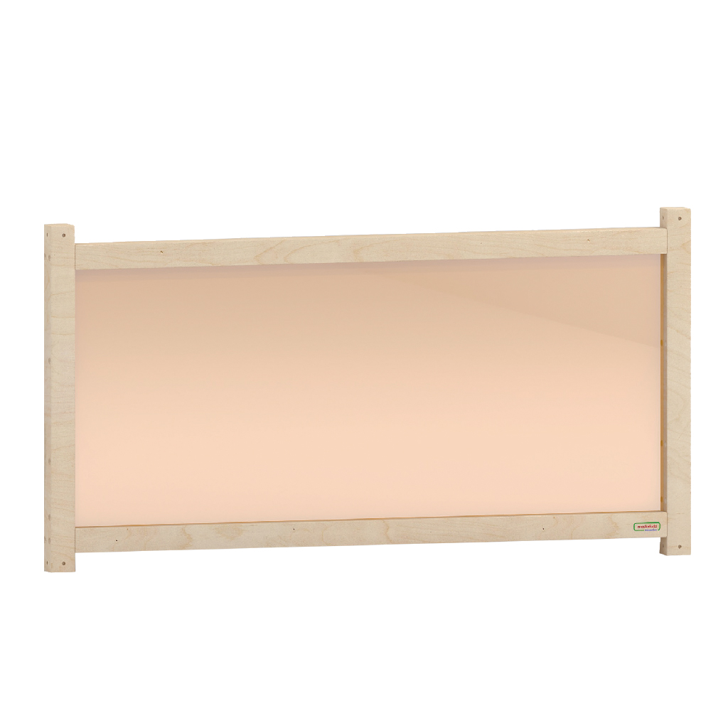 620H x 1200L 彩色透視耐刮屏風-橘色_620H x 1200L Divider Panel - Translucent Orange_ME11718