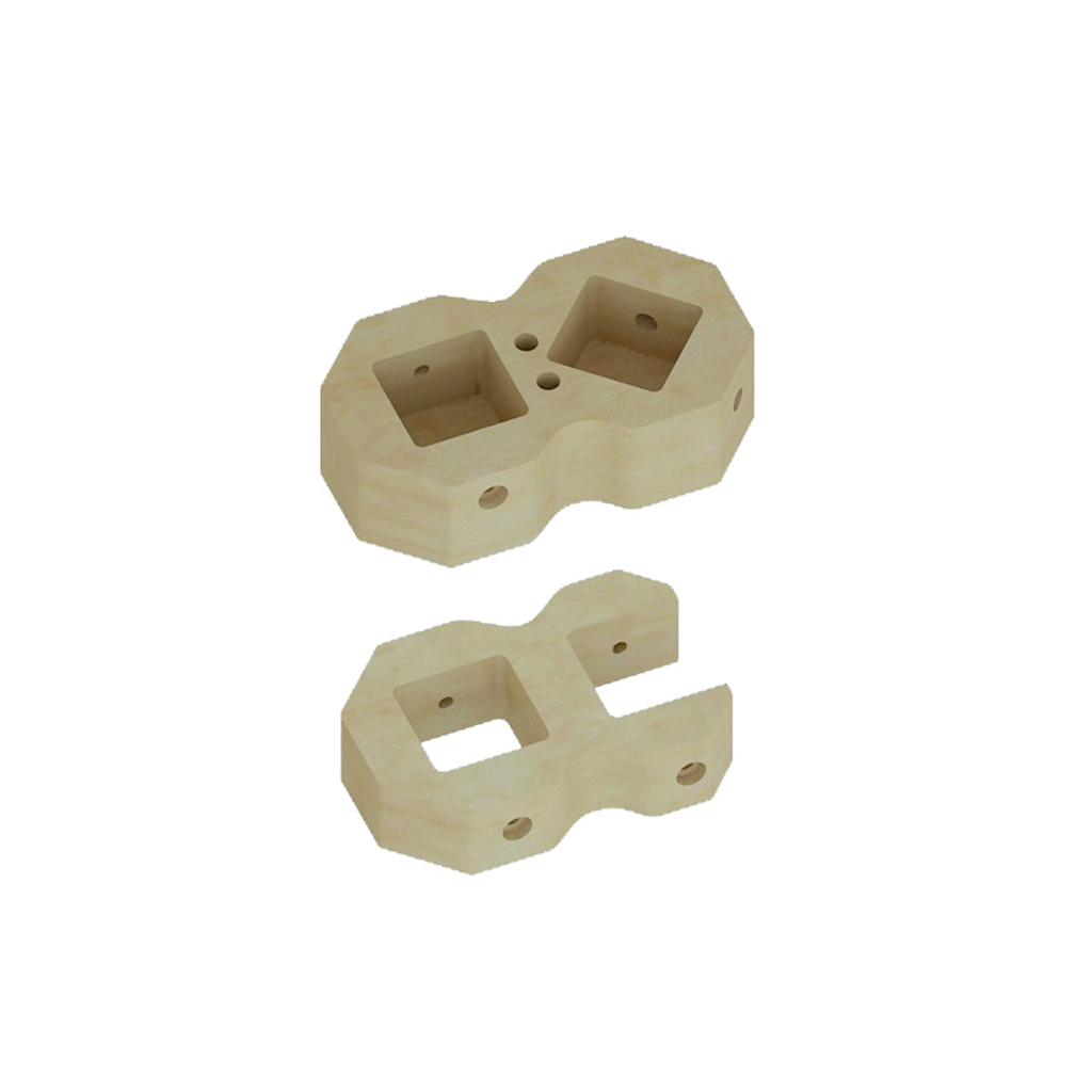 135°雙孔連接器 - 接閘門_Type II Connector 2-Piece Set - Gate Connecting A Divider of Same Height at 135° Inner Angle_ME13668