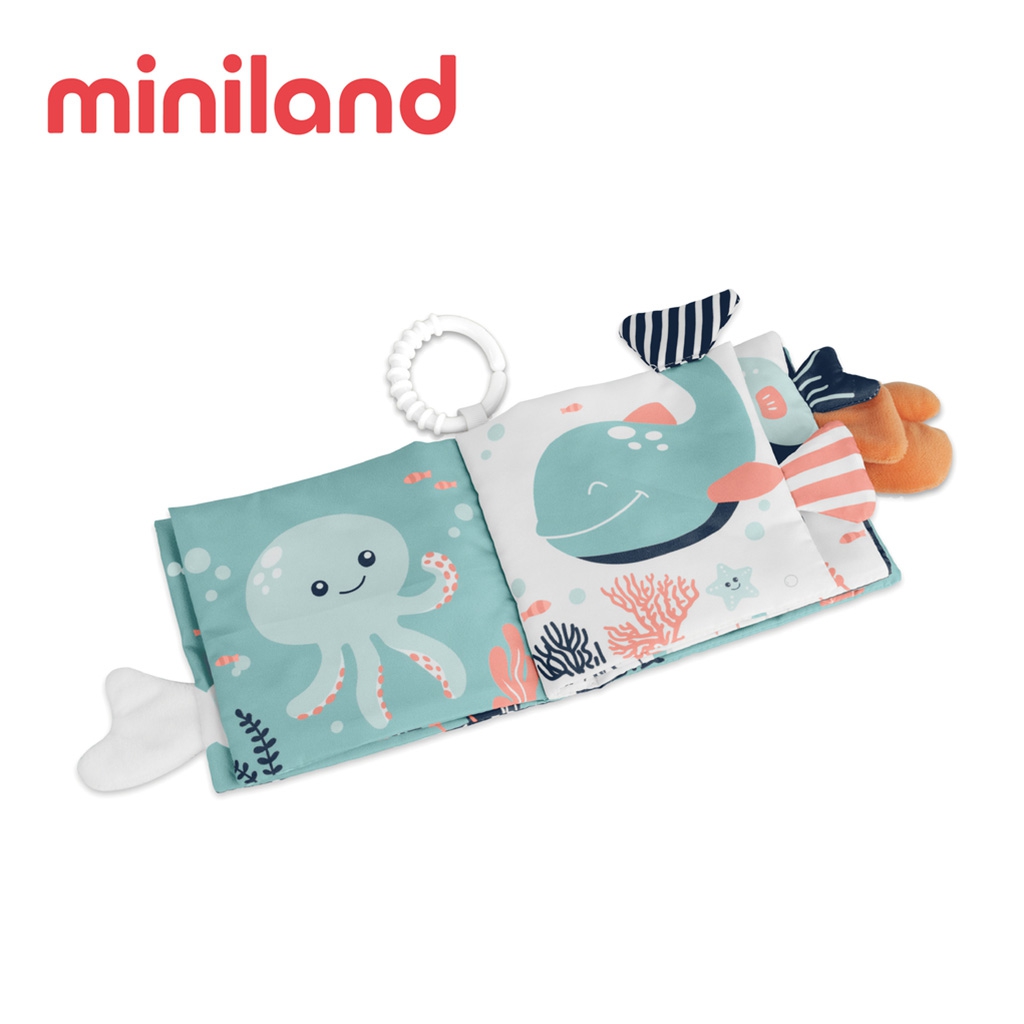 【西班牙miniland】海洋感官軟繪本~NEW__ML000387